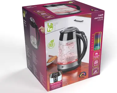 Lafe Lumi Electric Kettle Black