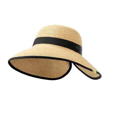 Beneunder AL717,Spring Women's Wide Brim Straw Outdoor Sports Breathable Comfortable Hat Brown, Couple Gift Perfect Gift