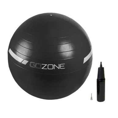 Capelli Sport 75cm STABILITY BALL Exercise Ball Yoga Ball for Fitness， Balance， 3.5lb Weighted ball for added Stability， or Pregnancy， Gym Ball for Core Workout， Physical Therapy， Yoga Ball Chair for Office， Anti-Slip Anti-Burst