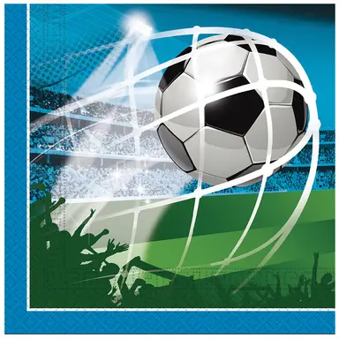 Soccer Fans Napkins 20 Pack