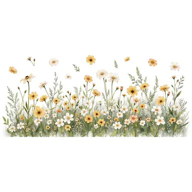 Sunflower Wall Stickers, 3D Yellow Flower Wall Decals, Easy Peel and Stick Wallpaper, DIY Removable Wall Art Mural for Bathroom, Bedroom, Nursery, TV Shower Door Home Decor,daisy