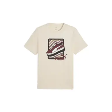 Puma Graphic Sneaker Tee - Alpine Snow