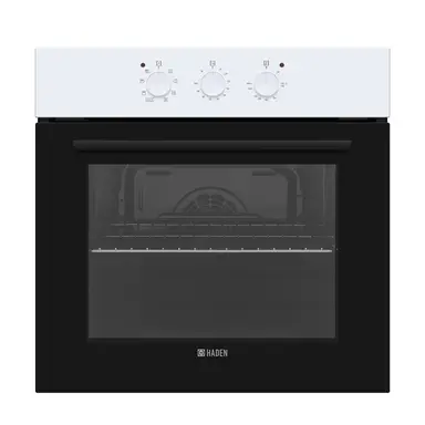 Haden HSB65LMW Built In Electric Single Oven, White, A Rated