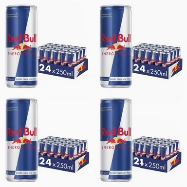 Vorteilspack 4 x Red Bull Energy Drink 4 x 0,25 L