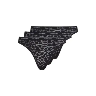 Calvin Klein 3-Pack Bikini Low Rise Black S