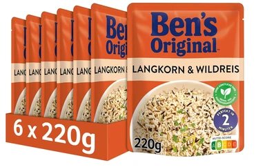 Ben's Original Express Langkorn & Wild-Reis 220 g X 6