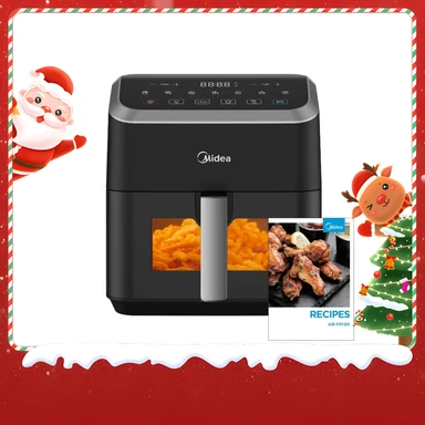 Midea MF-CY55K Friteuse à air avec fenêtre visible - 5,2L