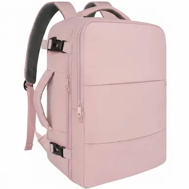 EasyJet Hand Luggage 45x36x20， Hand Luggage Backpack Airplane Men， 15.6 Inch Laptop Travel Backpack with USB Charging Port Hand Luggage Bag Business Work School for Women Teenager， Pink， New Year Sale ， Top gift picks