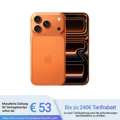 iPhone 17 Pro 256 GB Cosmic Orange
