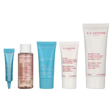 Clarins Head To Toe Moisturising Essentials Gift Set 217ml