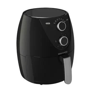 DAEWOO Single Pot Air Fryer - 4L, 1500W, Manual Control, Oil-Free, 80-200°C, 30-Minute Timer, Compact, SDA2636GE