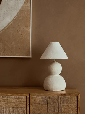 Fifty Five South Table Lamp Carta White 44cm