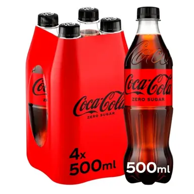 Coca-Cola Zero PET 4 x 0,5 l