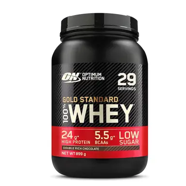 Optimum Nutrition Gold Standard 100% Whey Double Rich Chocolate 899g (29 porties)