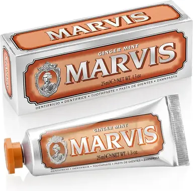 Marvis Tandpasta Gember Munt 25 ml - Reisformaat met Fluoride