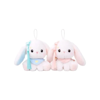 Porte-clés peluche lapin Diao d’Europe, 20 styles aléatoires - 9 cm