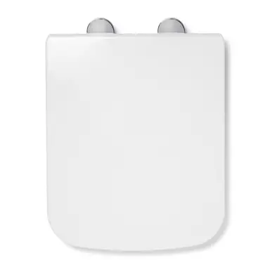 Croydex Flexi-Fix Toilet Seat Leven Square - White