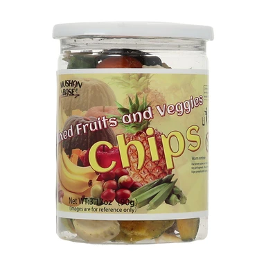 MUSHAN BASE Gemischte Obst- und Gemüsechips 90g