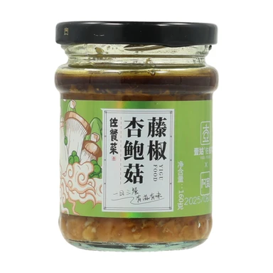 ShuZhiPin Sauce aux pleurotes au poivre du Sichuan 160 g