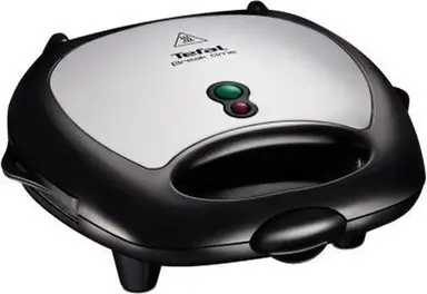 Tefal SW614831 broodrooster en panini pers - capaciteit voor 2 sandwiches - antiaanbakplaten - gereedlicht
