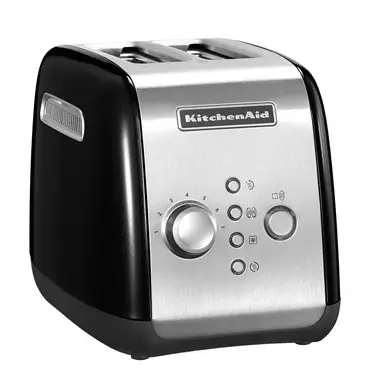 KitchenAid 5KMT221EOB broodrooster - 2 sneetjes capaciteit - extra breed sleuven - 7 tintinstellingen - zwarte afwerking
