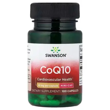 Swanson Coenzyme Q10 Heart Support 10mg Capsules - 100 Capsules