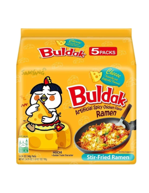 Samyang Buldak Hot Chicken Ramen Cheese (Pack of 5) 三养火鸡面（芝士味）五连包
