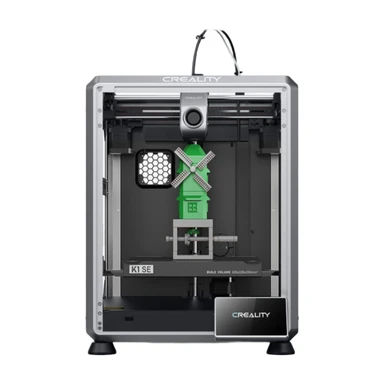 Creality K1 SE 3D-Drucker - 600 mm/s Hochgeschwindigkeit | Freihändiges automatisches Nivellieren, Flaggschiff-Direktextruder, Quick-Swap Tri-Metall-Düse | K1-Upgrade, Druckgröße 250x220x220 mm