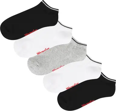 Wrangler Sportschoenen Liners Tennent - Zwart/Wit/Grijs Gemêleerd - 38-42