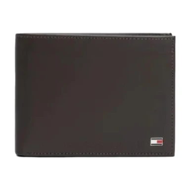 Tommy Hilfiger ETON CC, Fermeture à clapet et poche à pièces, Marron - Homme - OS