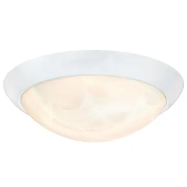 Westinghouse 61066 - Flachdeckenleuchte, dimmbar, LED, 28 cm, weiß, Satin