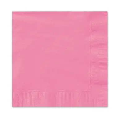 Unique Party Lunch Napkins, Hot Pink, 20 Pack