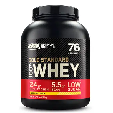 Optimum Nutrition Gold Standard Protéine 100% au lait de soja Banane & crème 2,28 kg (76 portions)