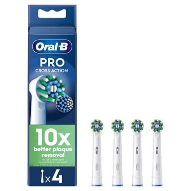 Oral-B Pro Cross Action Toothbrush Heads 4 pack