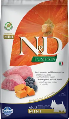 Farmina N&D Chien adulte petit 2,5 kg - Potiron et mouton