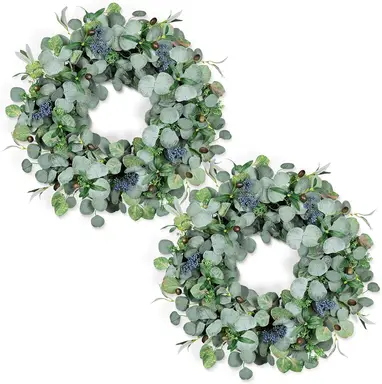 Couronne d'eucalyptus et d'olivier, 61 cm - 1 pièce