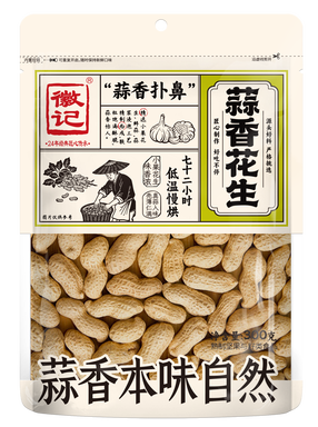 HUI JI Knoflook Pinda's 300g