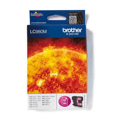 Brother LC980M inktcartridge 1 stuk origineel magenta