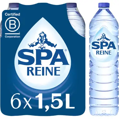 SPA Reine Mineral Water 6 x 1.5L