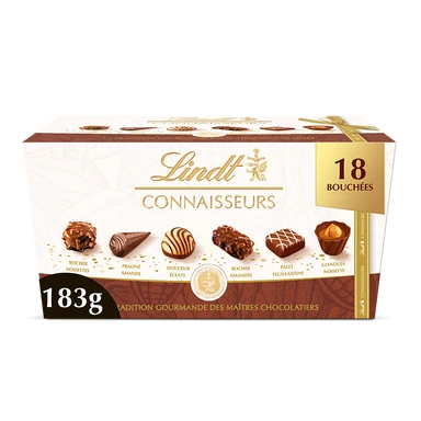 Lindt Connoisseurs boîte cadeau de chocolats 183 g