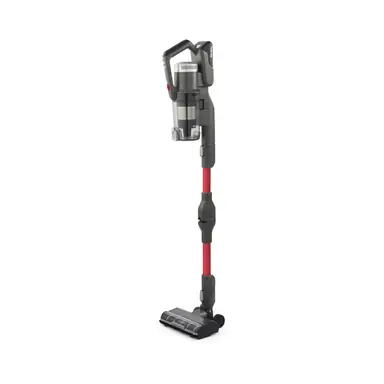 Morphy Richards MRXSTICKPRO IntelliClean Self-Empty Cordless Stick Vacuum Cleaner – Grey & Red, 730005
