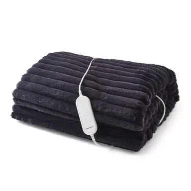 Morphy Richards EverCosy Lux Small Heated Throw – Navy, 610102