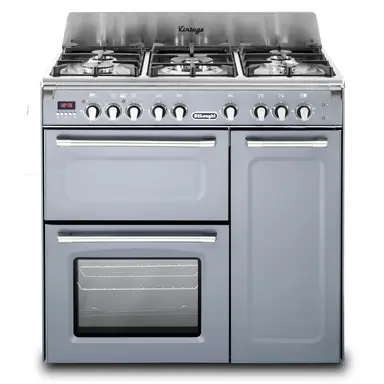 DeLonghi D3VR 908-DF/SLATE 90cm Dual Fuel Range Cooker, Slate Grey, A Rated