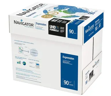 Navigator A4 Expression Paper White 90gsm Box of 5 reams