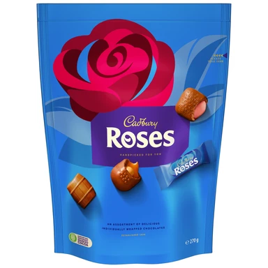 Cadbury 270g Roses Christmas Pouch