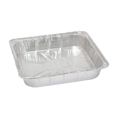 Caroline Square Foil Tray - 60oz (2-Pack) 227 x 227 x 38mm