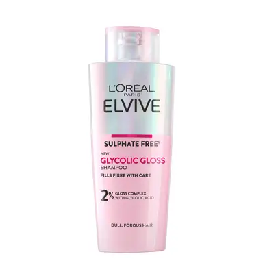 L'Oréal Paris Elvive Glycolic Gloss Sulphate Free Shampoo for Dull Hair 200ml