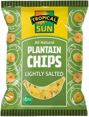 Tropical Sun Plantain Chips Lightly Salted  70g