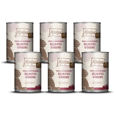 MjAMjAM purer Fleischgenuss - delikates Känguru pur 6 x 400 g