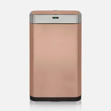 Tower Square Sensor Bin with Fingerprint Proof Coated Exterior, Copper